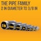 Ace Trading - Nipple STZ Industries 3/8 in. MIP each X 3/8 in. D MIP Black Steel 3-1/2 in. L Nipple 308UP38X312 - alternate 4